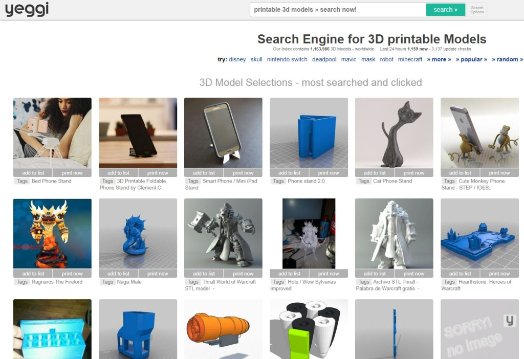 free 3d printer files 