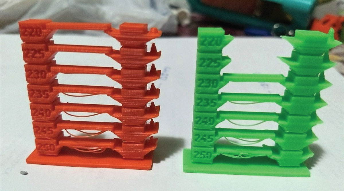 3D printing bridging